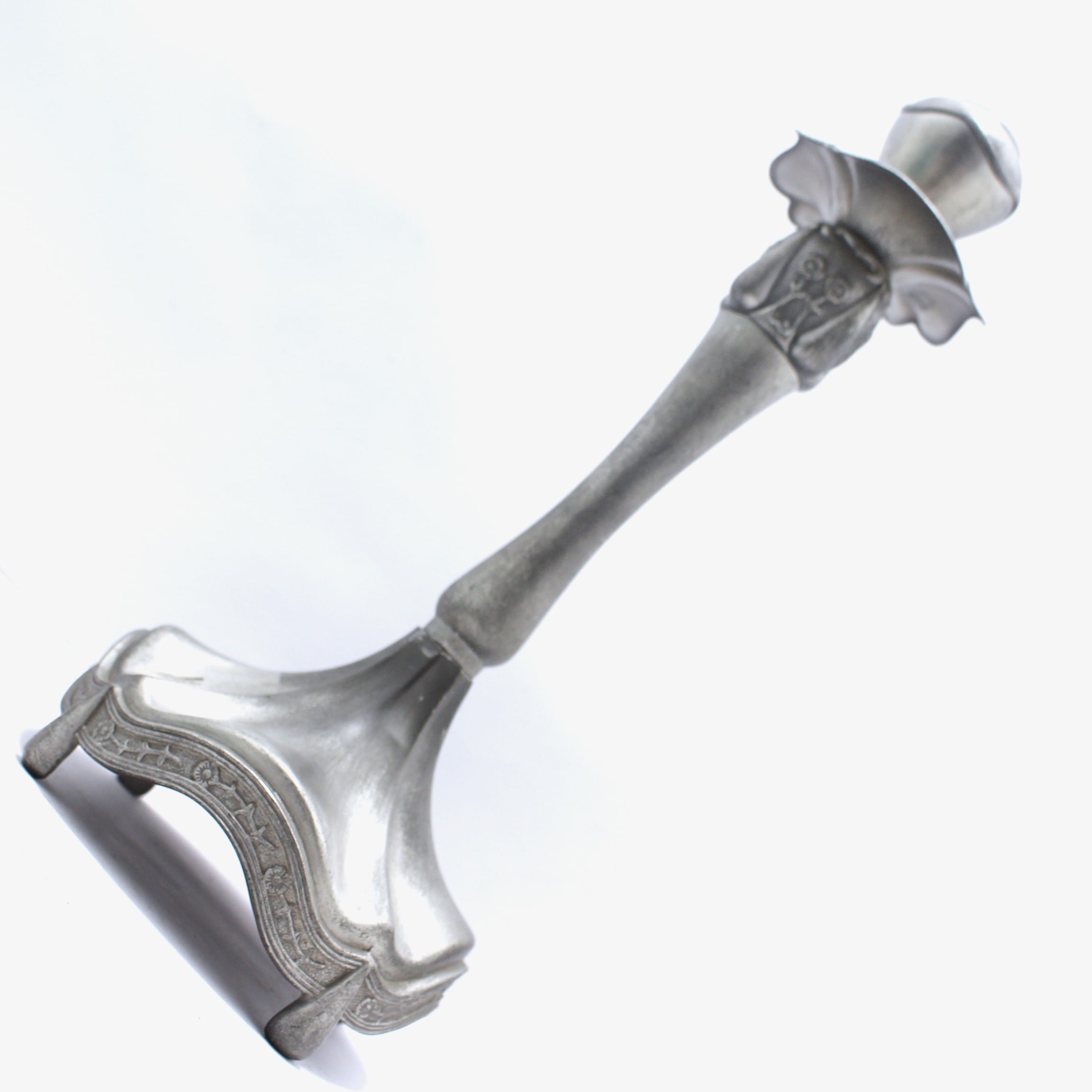 Candelabro Flor en Electro plata