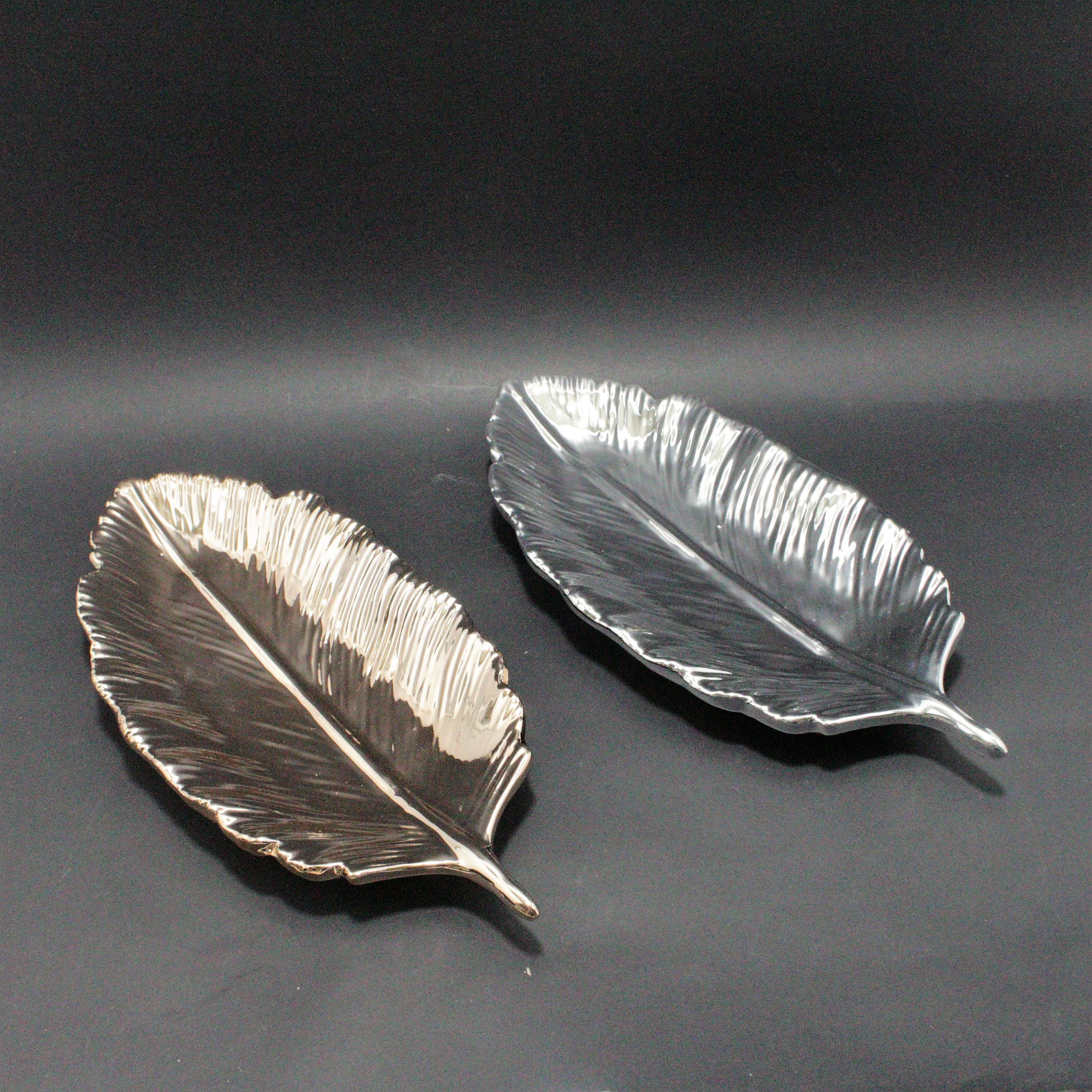 Miniatura 2 de Frutera decorativa en forma de hoja