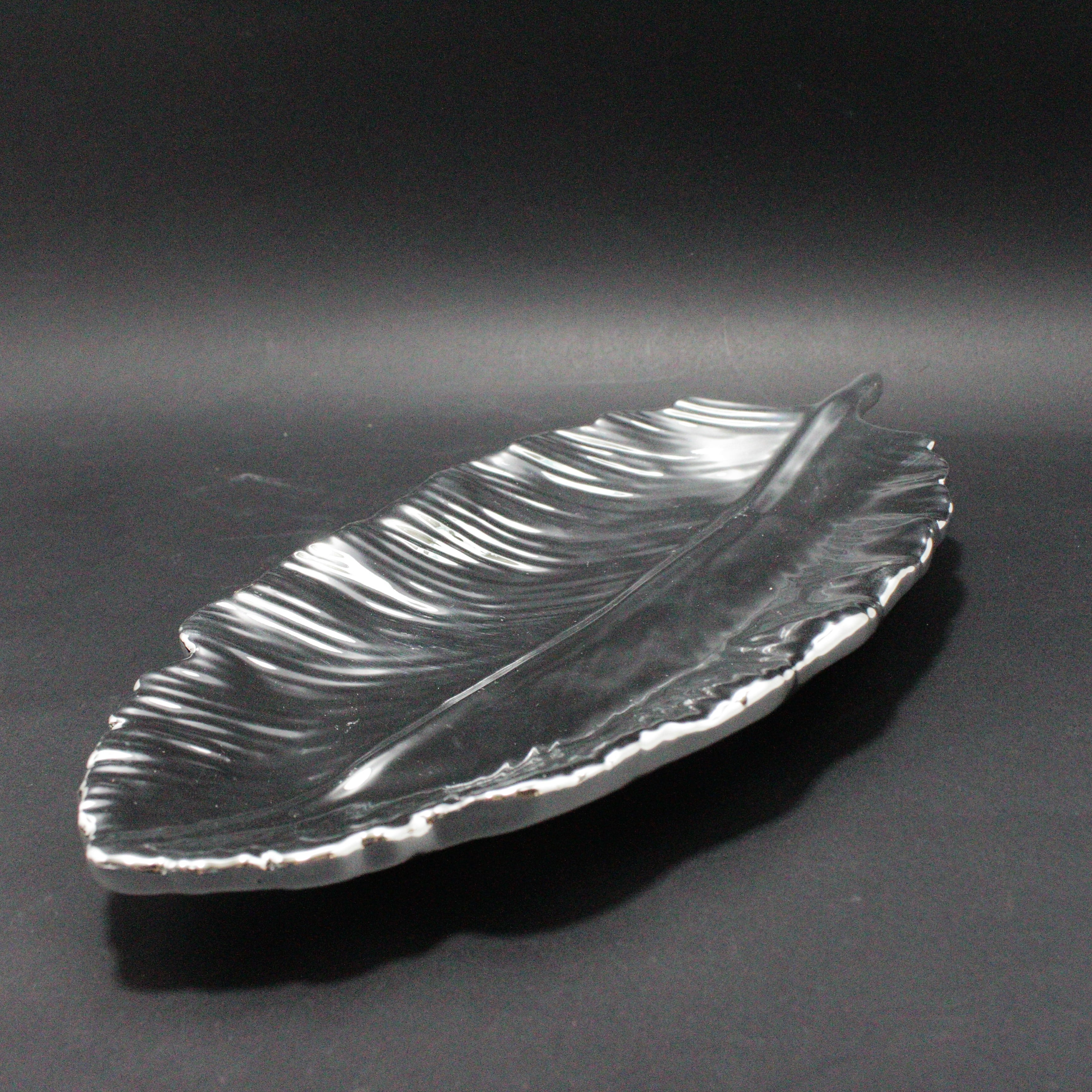 Miniatura 4 de Frutera decorativa en forma de hoja