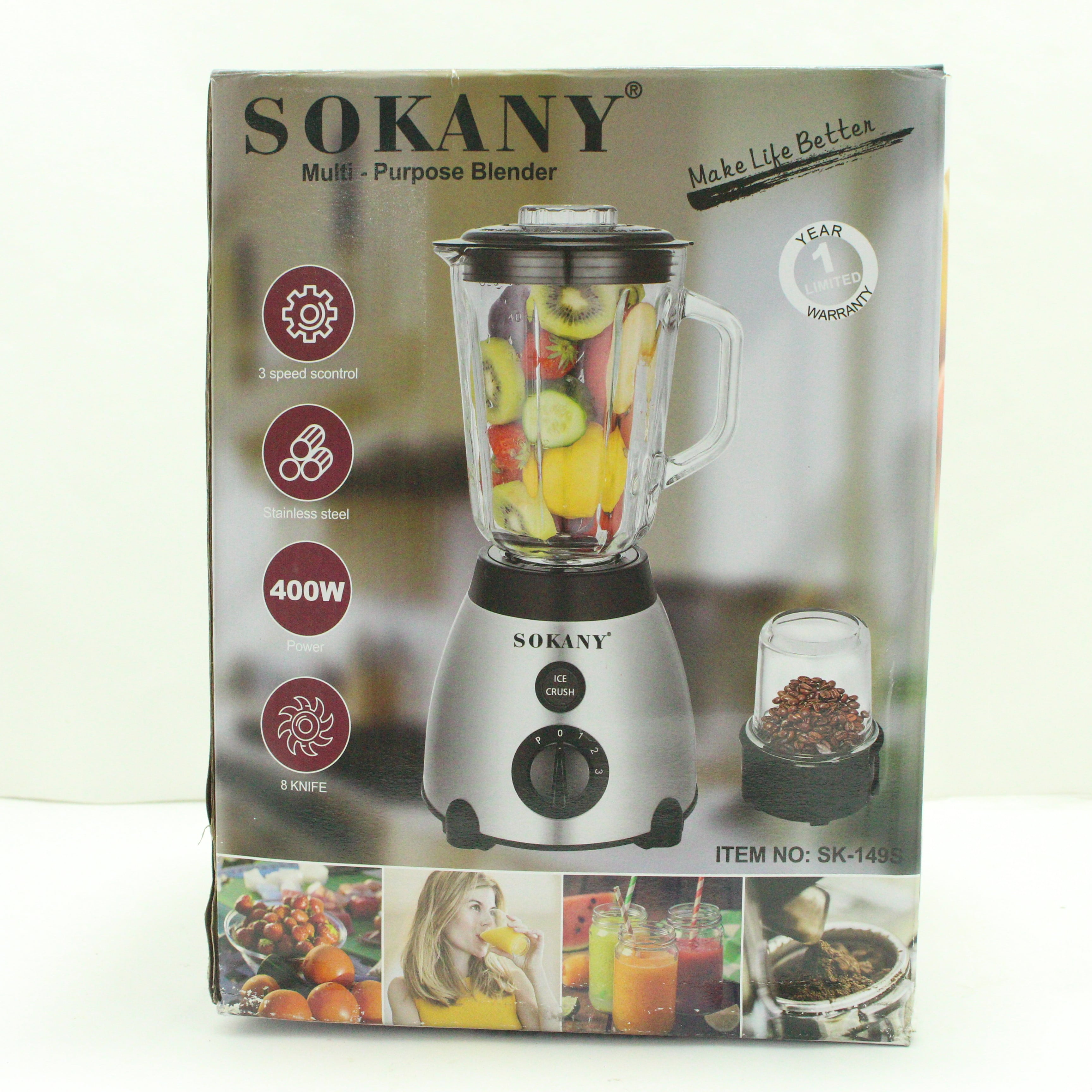 Miniatura 3 de LICUADORA  SOKANY