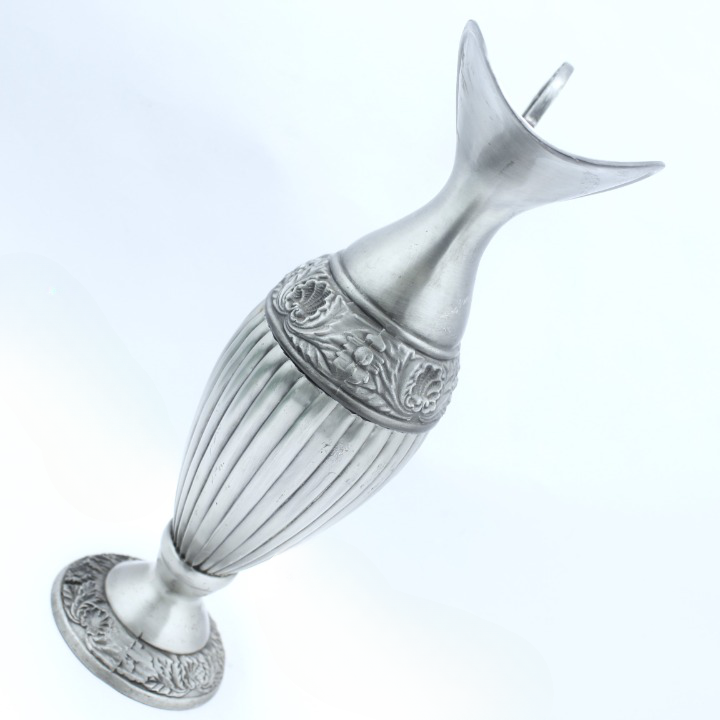 Miniatura 3 de Jarra Decorativa en Electro Plata Ovala