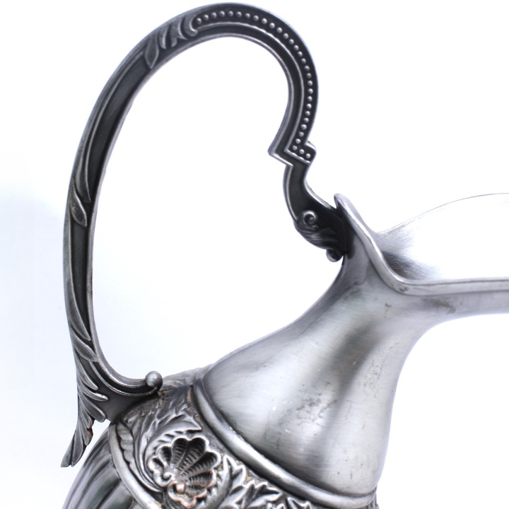 Miniatura 2 de Jarra Decorativa en Electro Plata Ovala