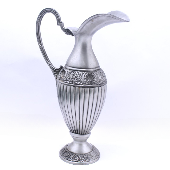 Miniatura 5 de Jarra Decorativa en Electro Plata Ovala