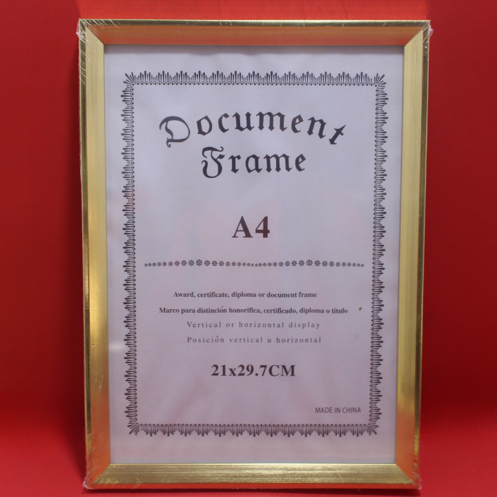 Miniatura 2 de PORTARRETRATO TIPO MADERA A4