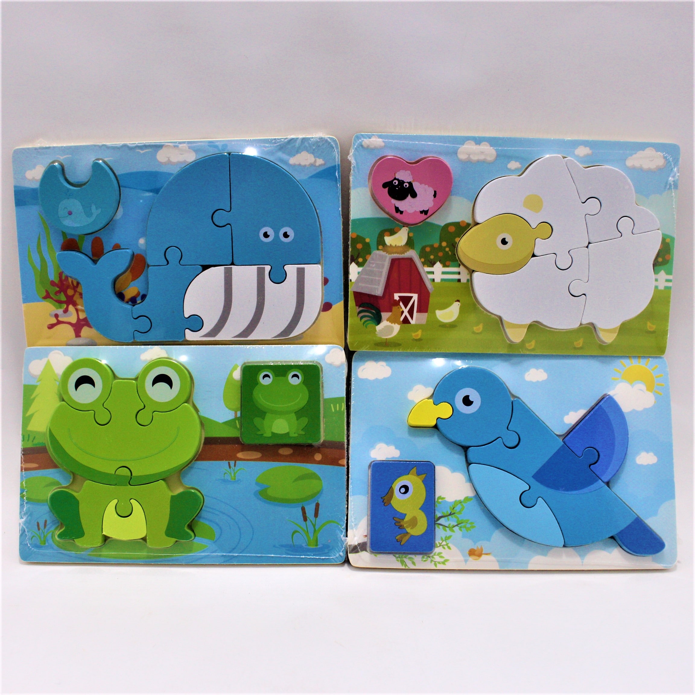 Miniatura 2 de Juego encajable en Madera de animales