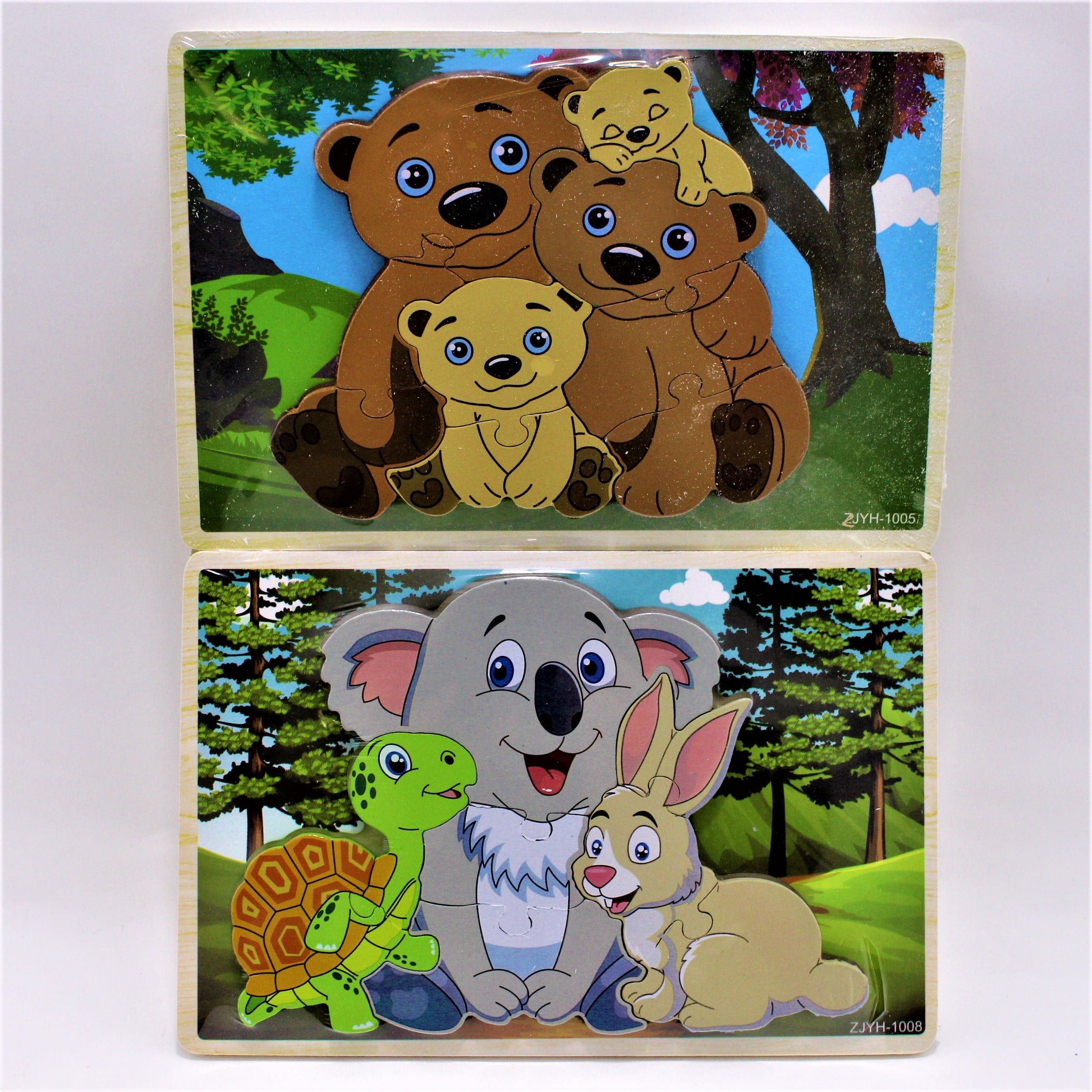 Encajable madera Animales animados