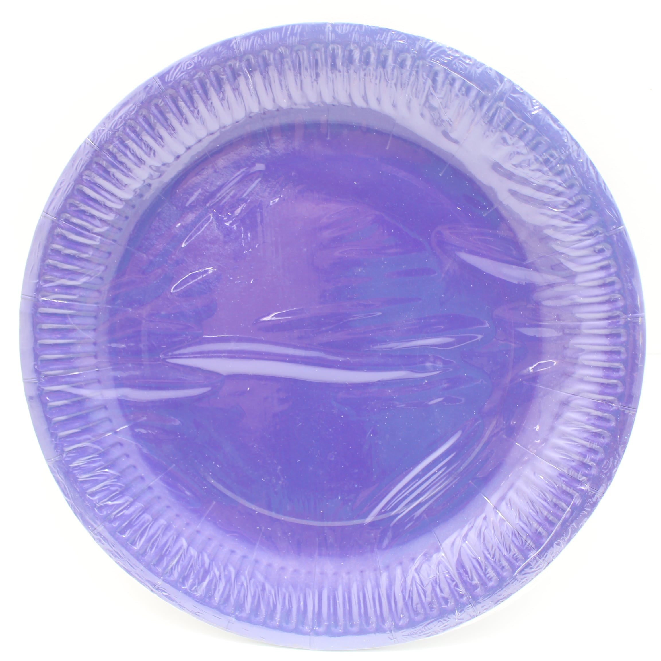 PLATO MORADO 23CM X 10 UNIDADES