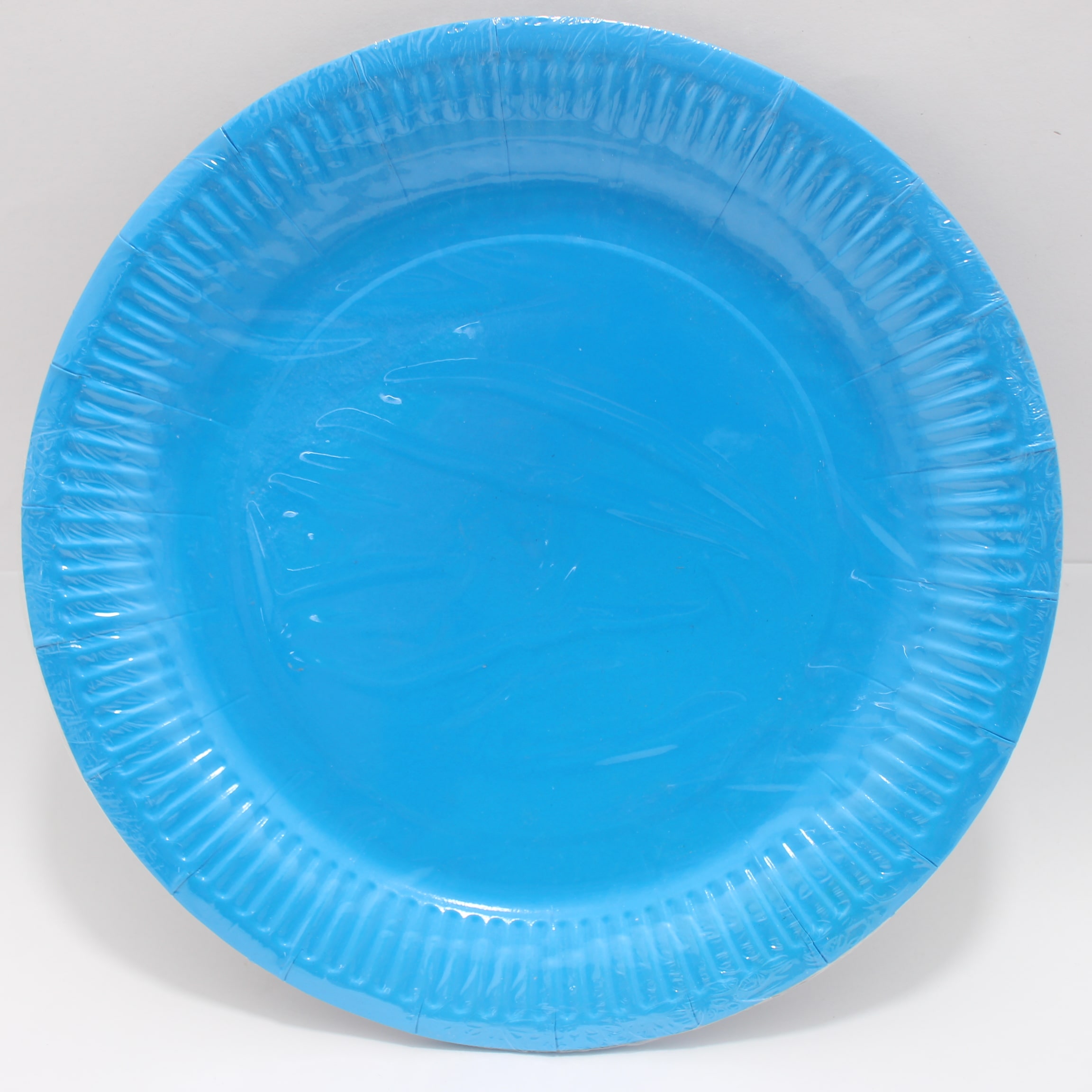 PLATO AZUL CLARO  23CM X 10 UNIDADES