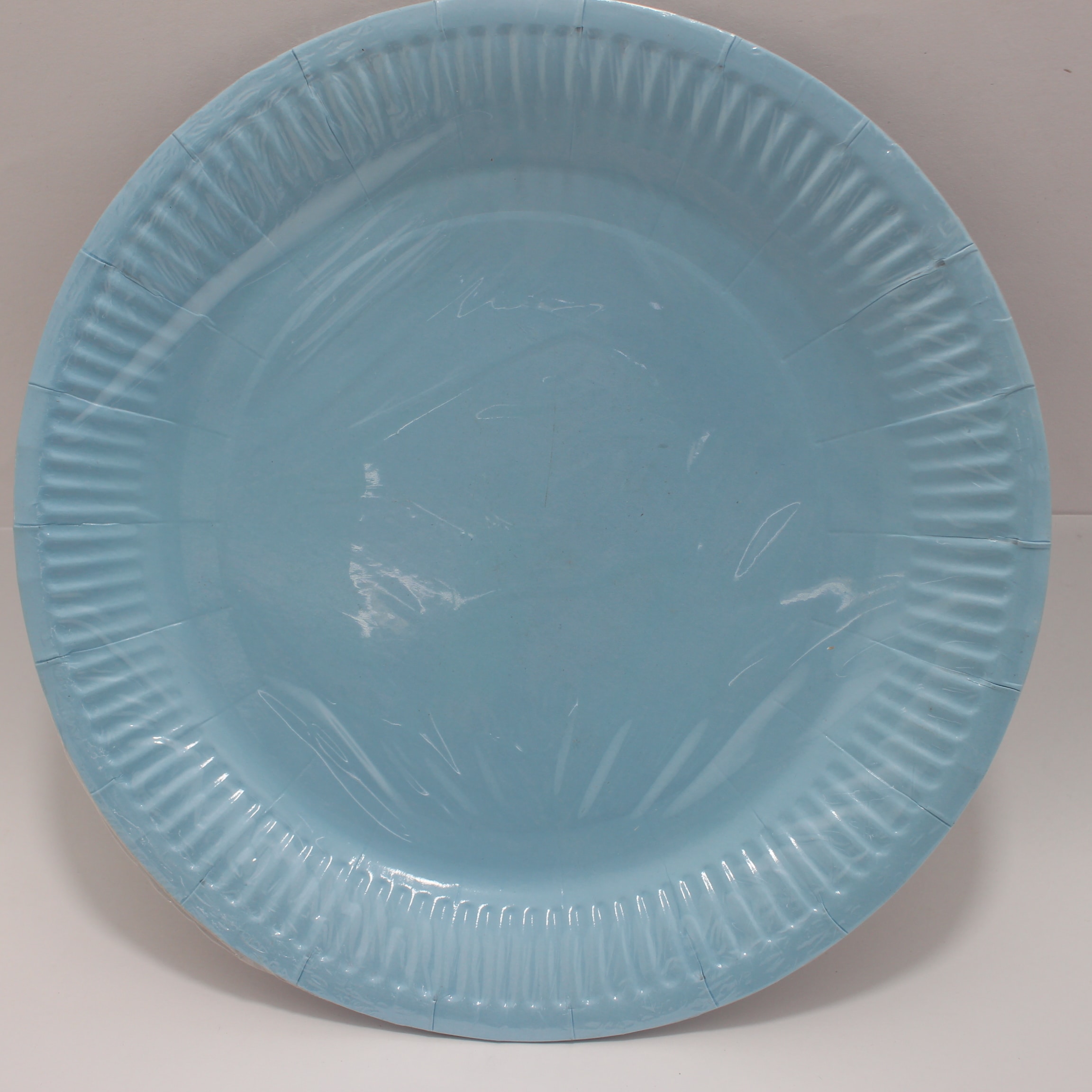 PLATO AZUL CIELO   23CM X 10 UNIDADES