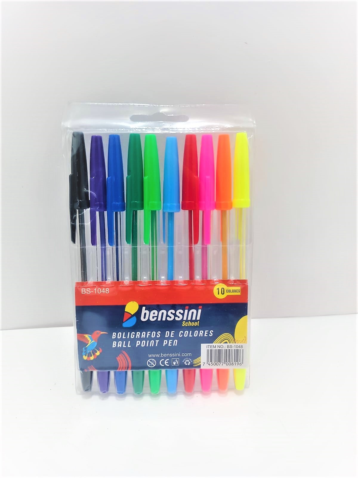 LAPICERO DE COLORES  X10 PCS