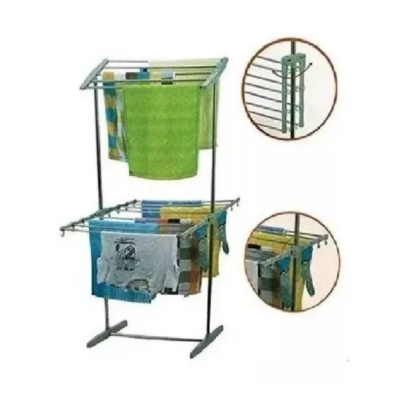 Miniatura 2 de Tendedero Ropa Plegable Multifuncional