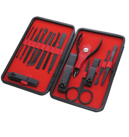 Set Lujo 15 PCS Manicure Pedicure Facial
