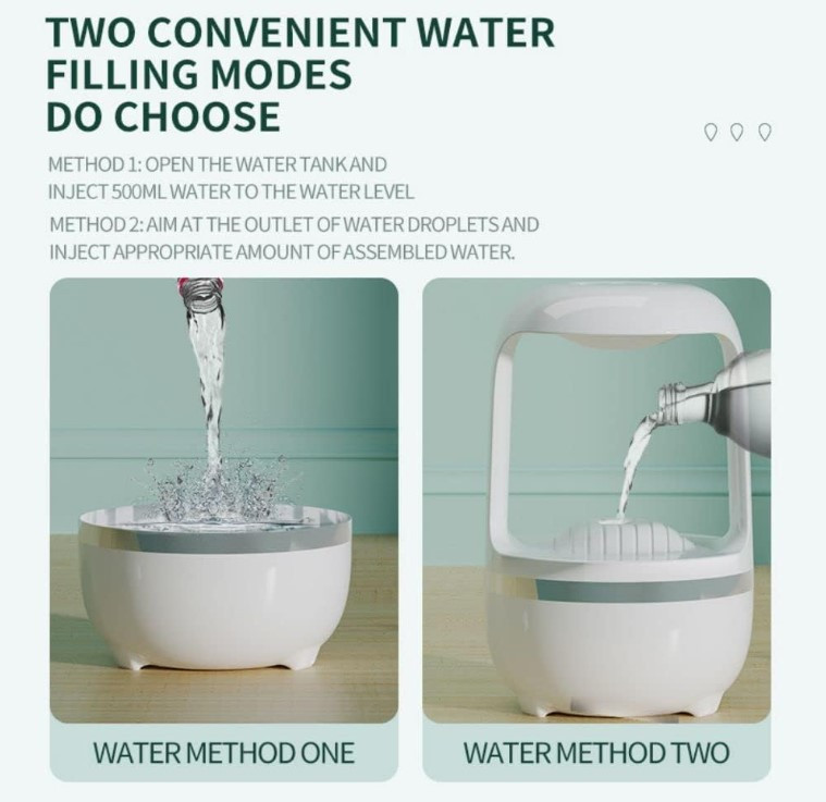 Miniatura 2 de Humidificador De Gotas De Agua Antigrave