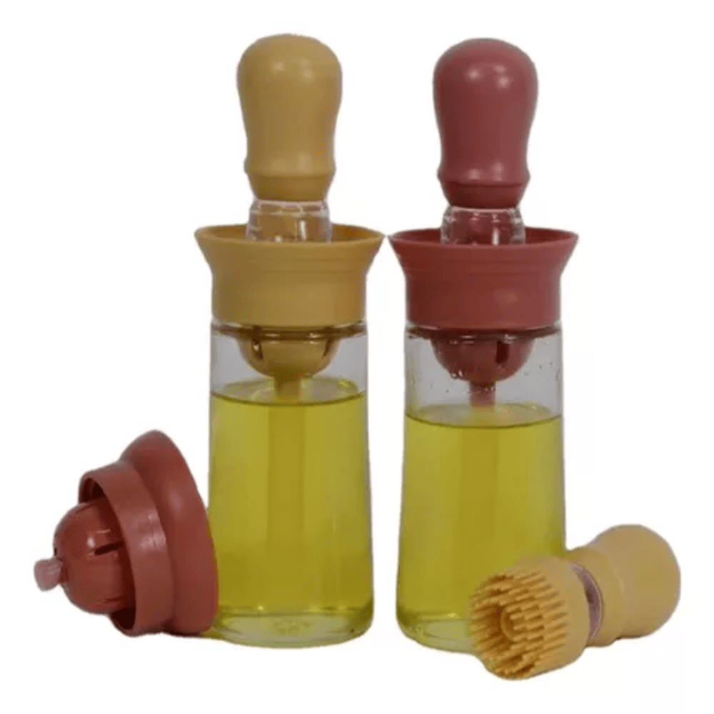 Dispensador Aceite Con Brocha Silicona B