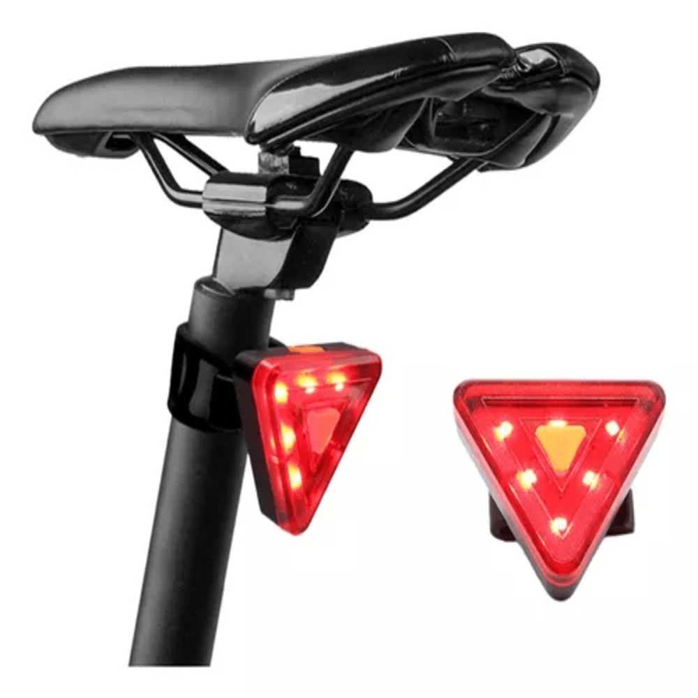 Miniatura 3 de Luz Trasera Triangular Para Bicicleta