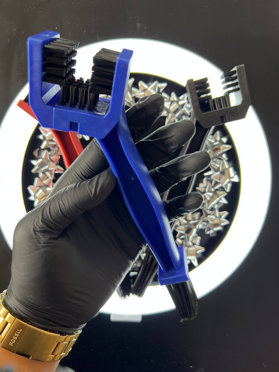 Miniatura 3 de Cepillo para limpiar cadena perfecto