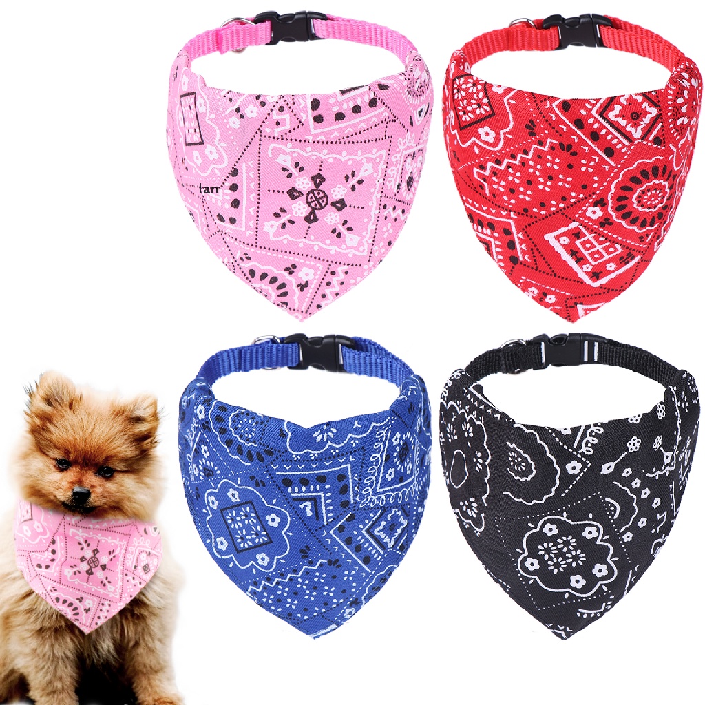3 Collares Bandana Graduable Perros 4