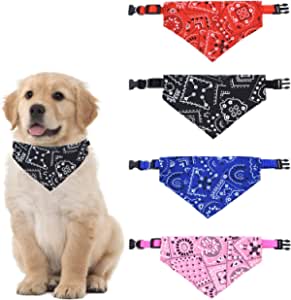 3 Collares Bandana Graduable Perros 5