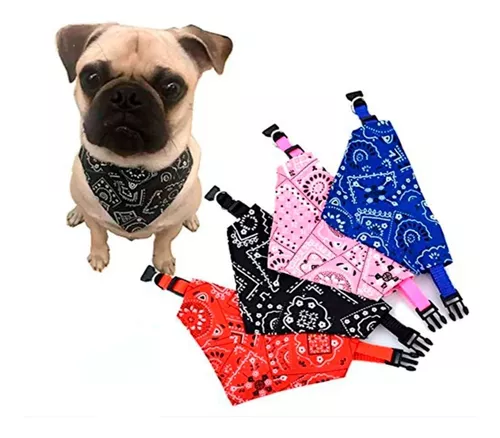 3 Collares Bandana Graduable Perros