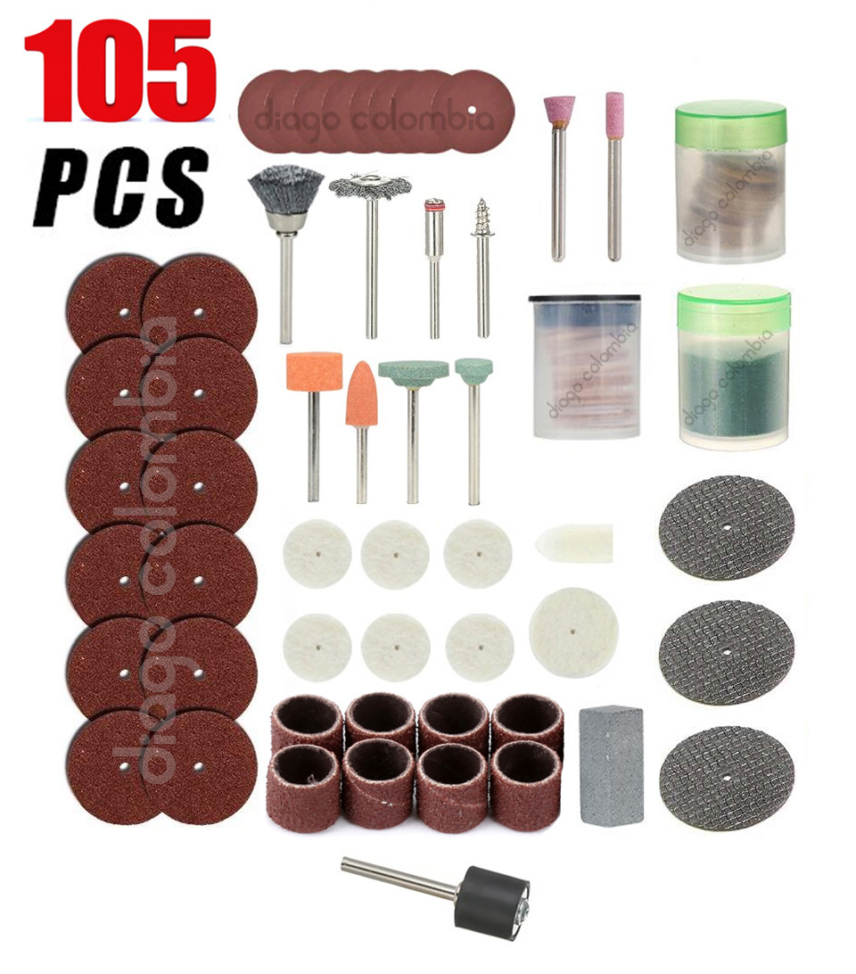 Accesorios Para Mototool 105 Piezas