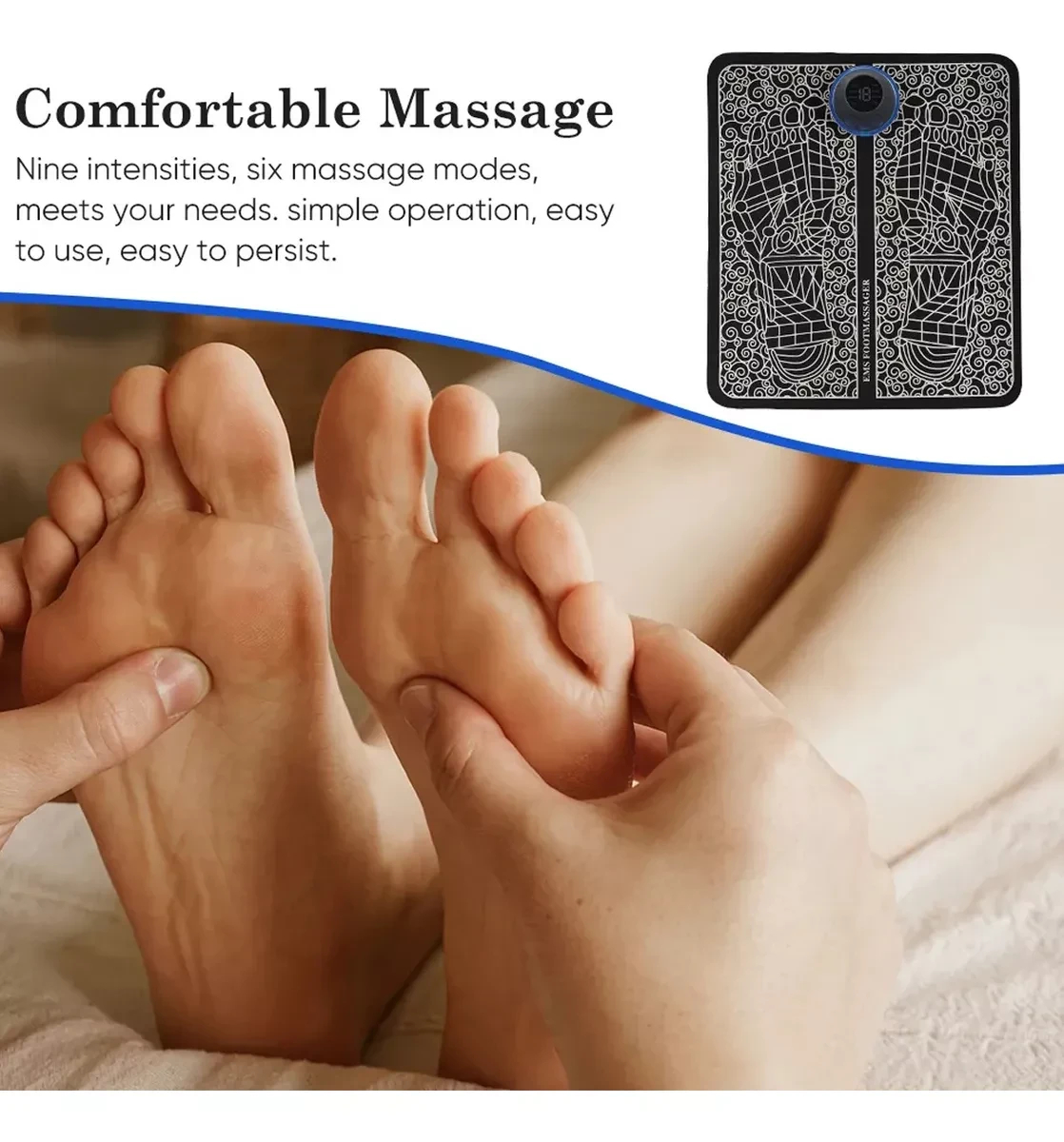 Miniatura 1 de Gimnasia Masajeador Pies Pasiva Ems Dolo