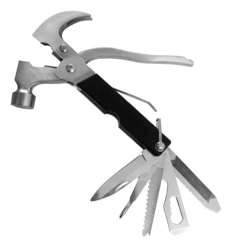 Miniatura 4 de Martillo Multiusos + Linterna llavero