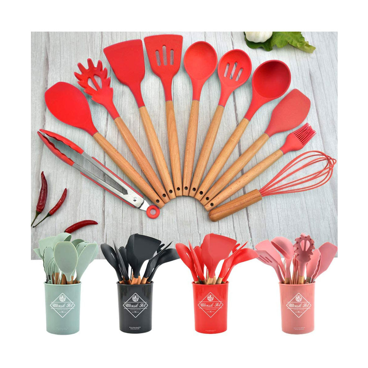 Set Utensilios para Cocina X 12