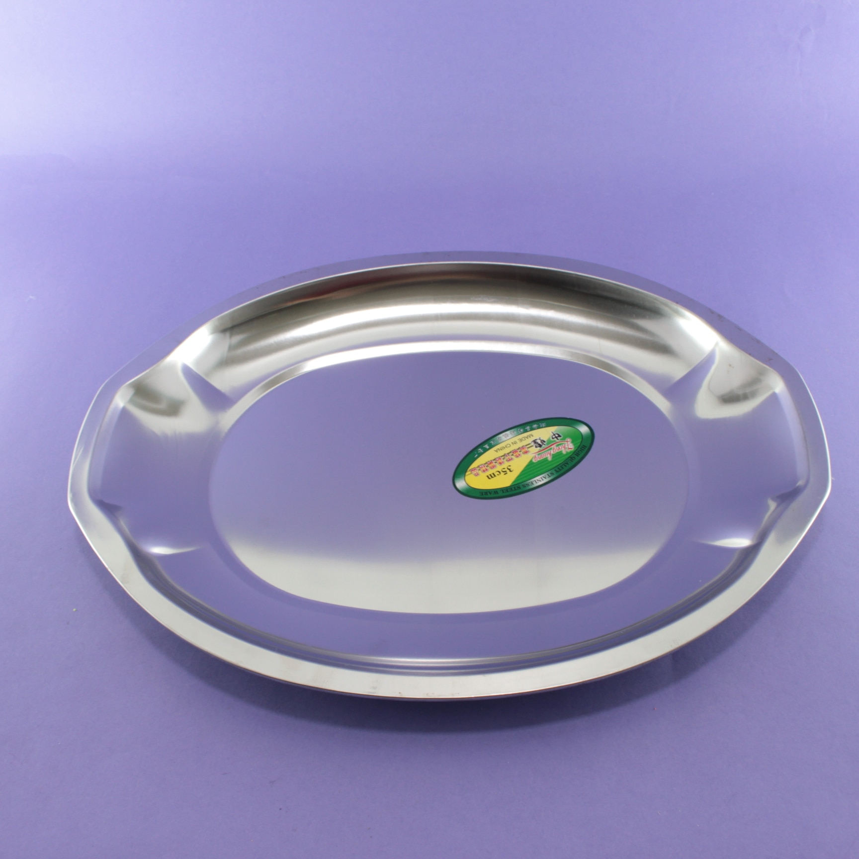 Bandeja ovalada electroplata pequeña