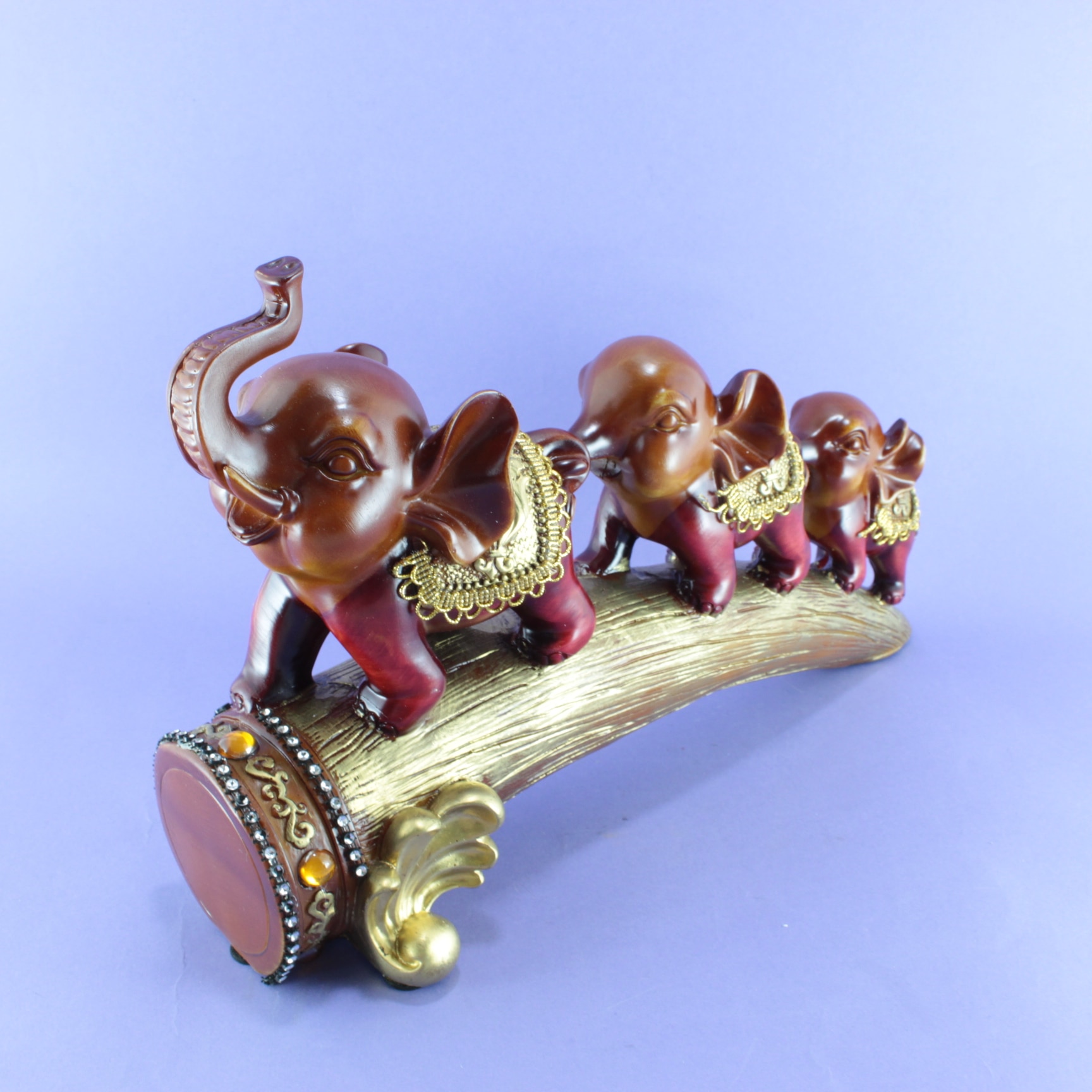 Miniatura 2 de Elefantes decorativo en porcelana