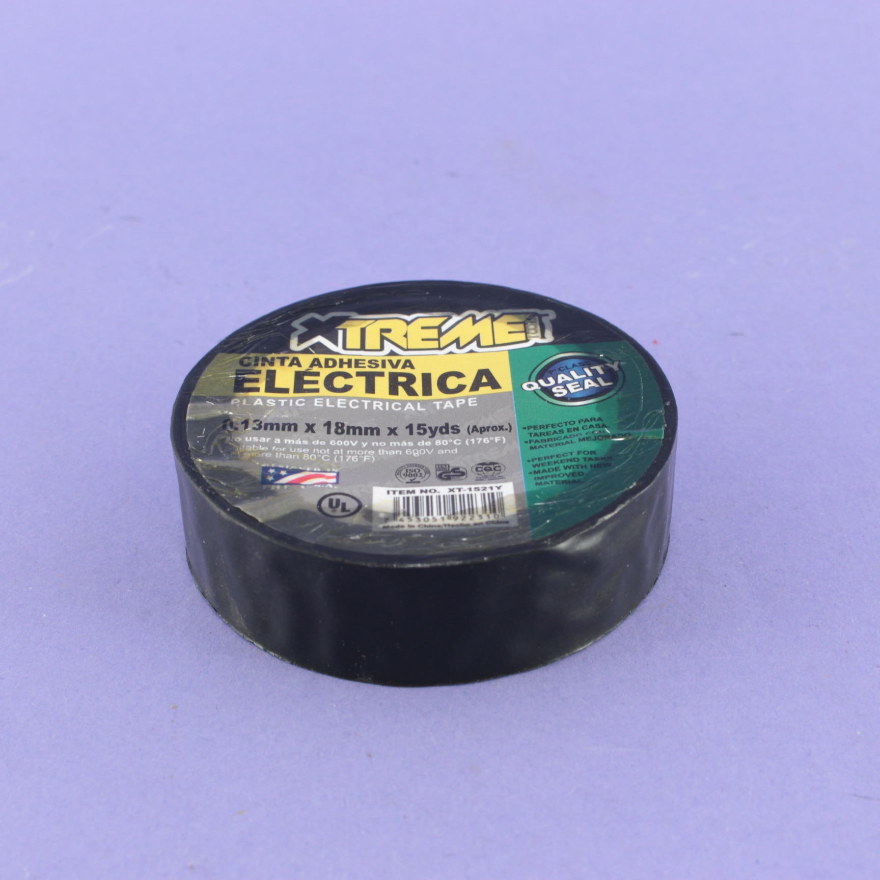 Cinta aislante 15 yardas