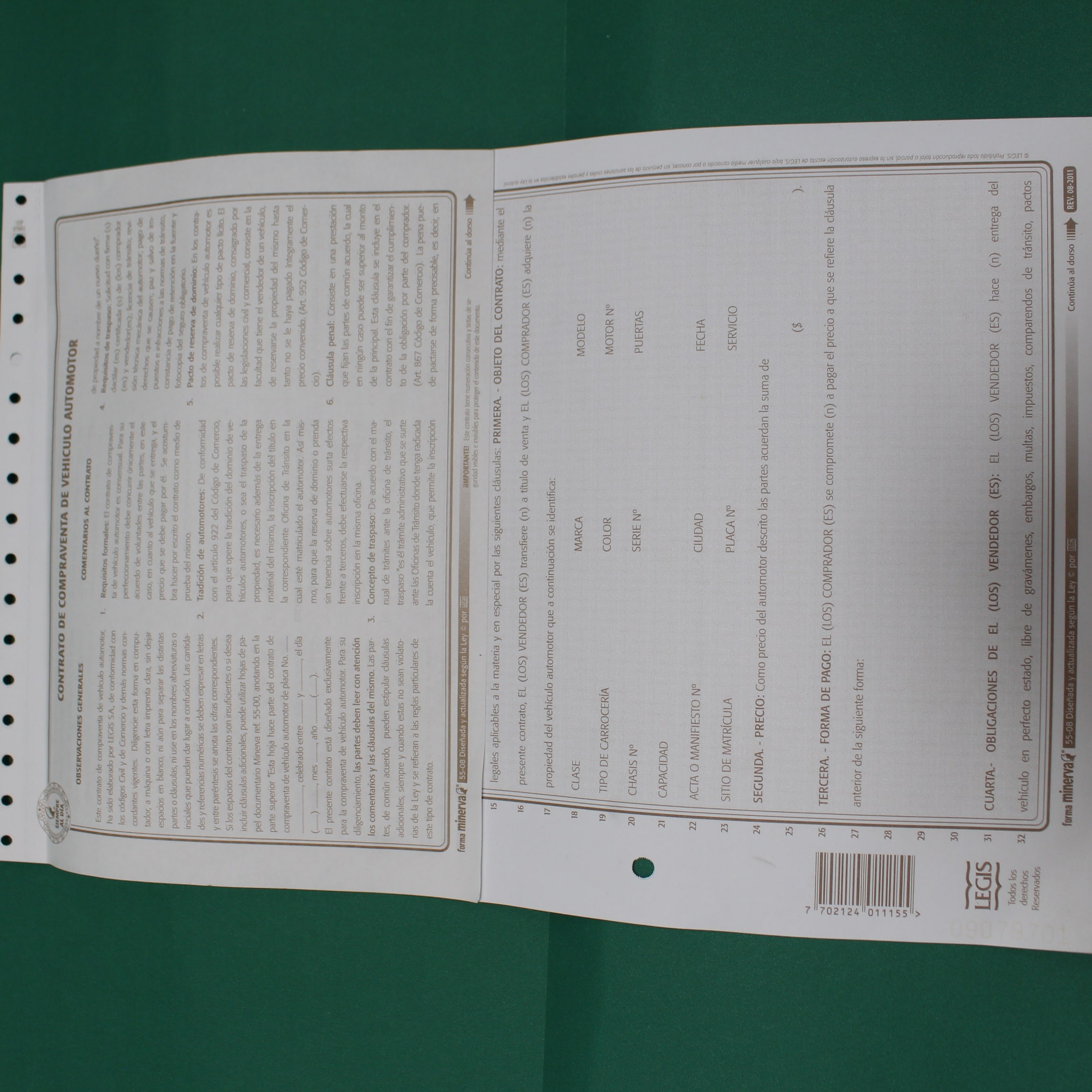 Miniatura 3 de CONTRATO DE COMPRAVENTA DE VEHICULO AUT