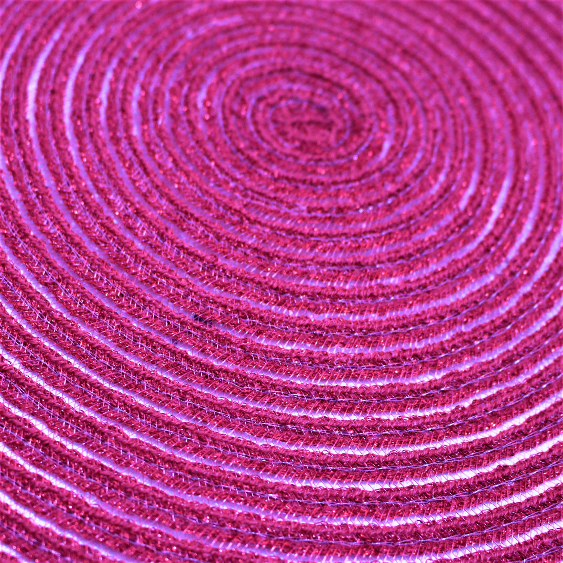 Miniatura 3 de Individual Redondo 38cm colores metaliz