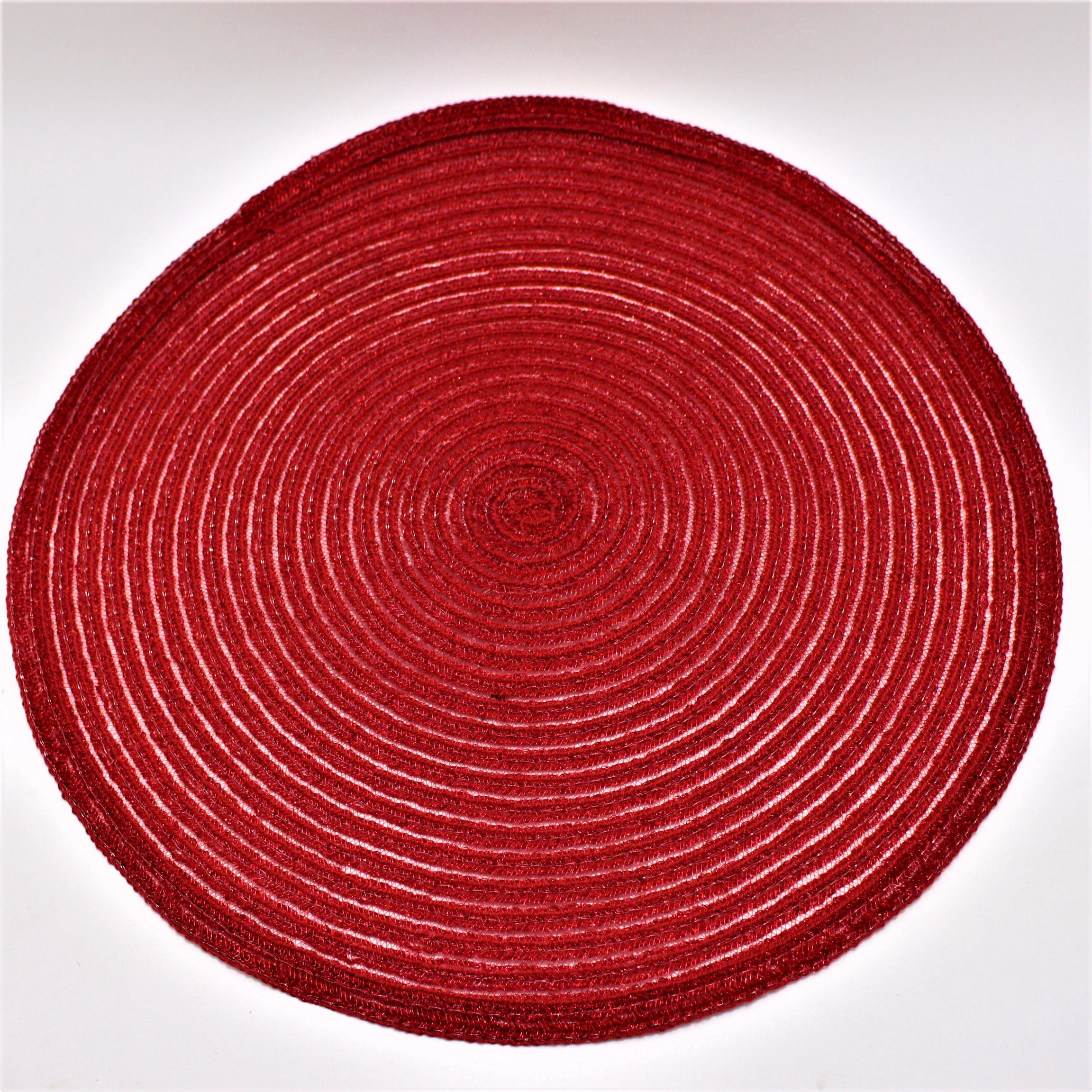 Miniatura 4 de Individual Redondo 38cm colores metaliz