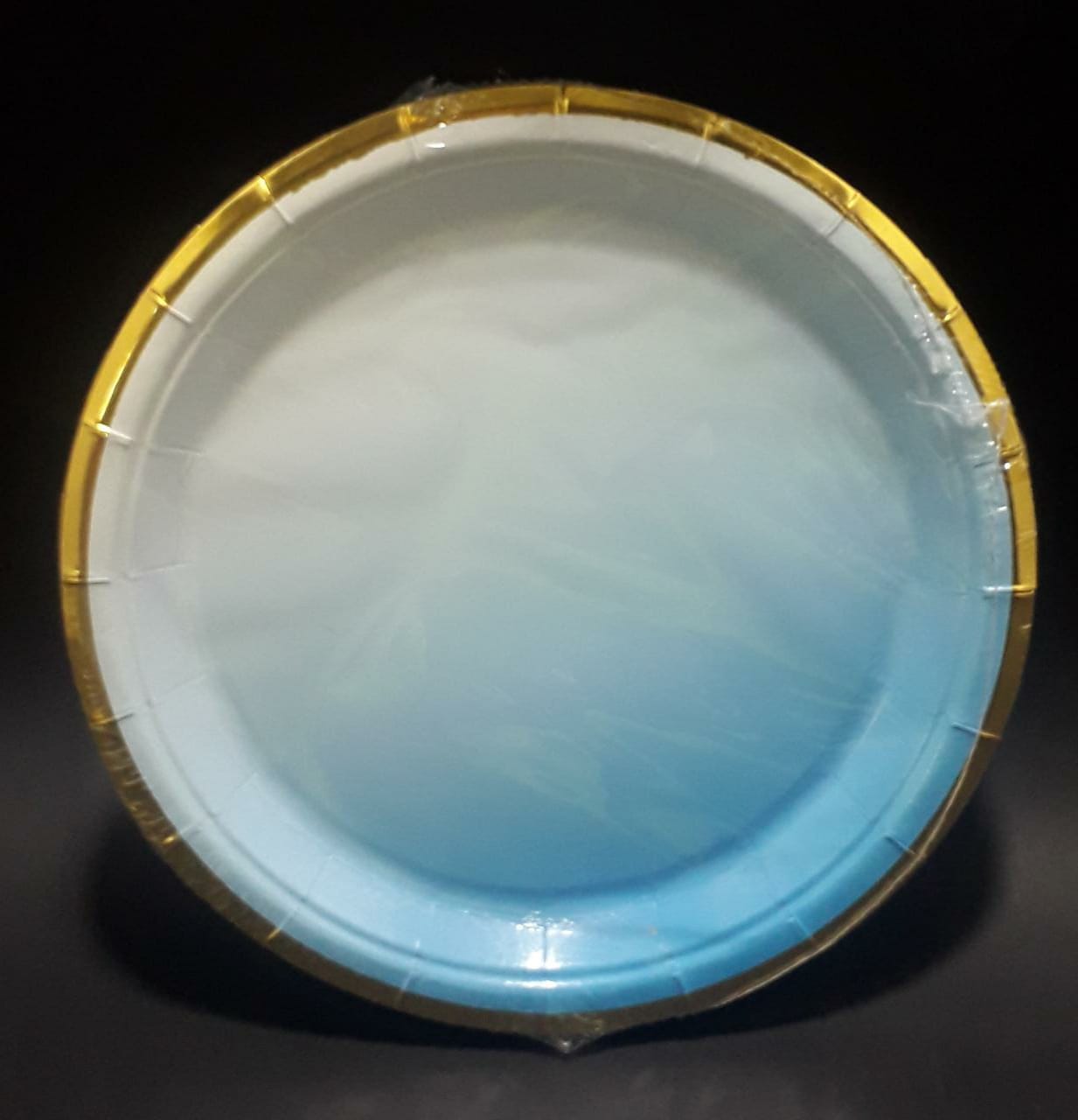 Platos AZUL CLARO desvanecido 18cm  X 1