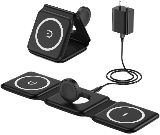 Miniatura 3 de CARGADOR INALAMBRICO 3 EN 1 PLEGABLE