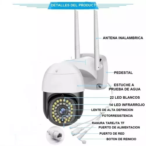 Miniatura 3 de Camara De Seguridad Wifi Para Exteriores