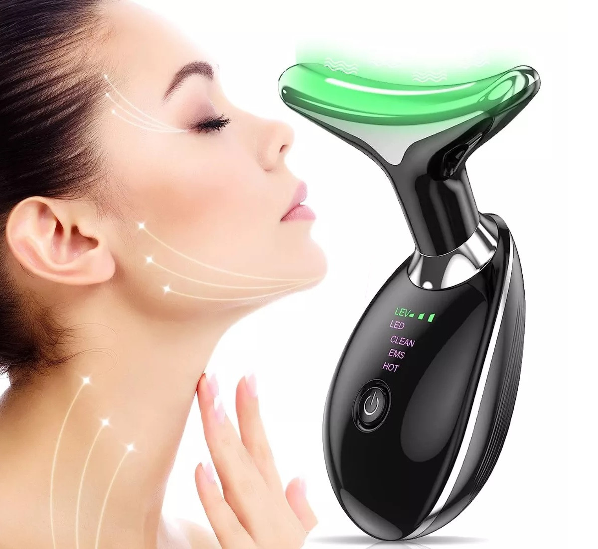 Vista 9 de Masajeador Facial Reductor Arrugas - COLOR: BLANCO