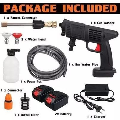 Miniatura 3 de Hidrolavadora Inalámbrica 48v 2 Baterias