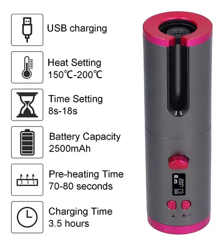 Miniatura 6 de Rizador Ondulador inalámbrico