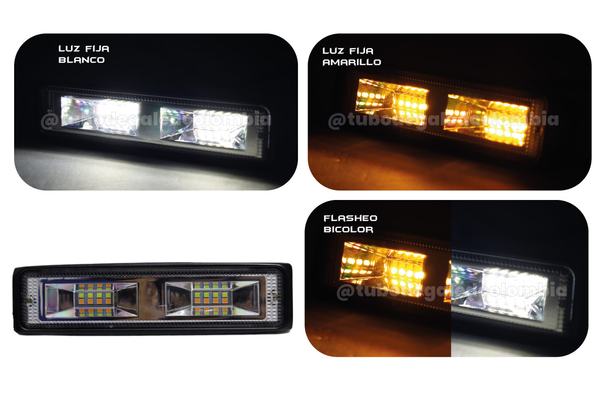 EXPLORADORA LINEAL W/Y 16 LEDS PAR