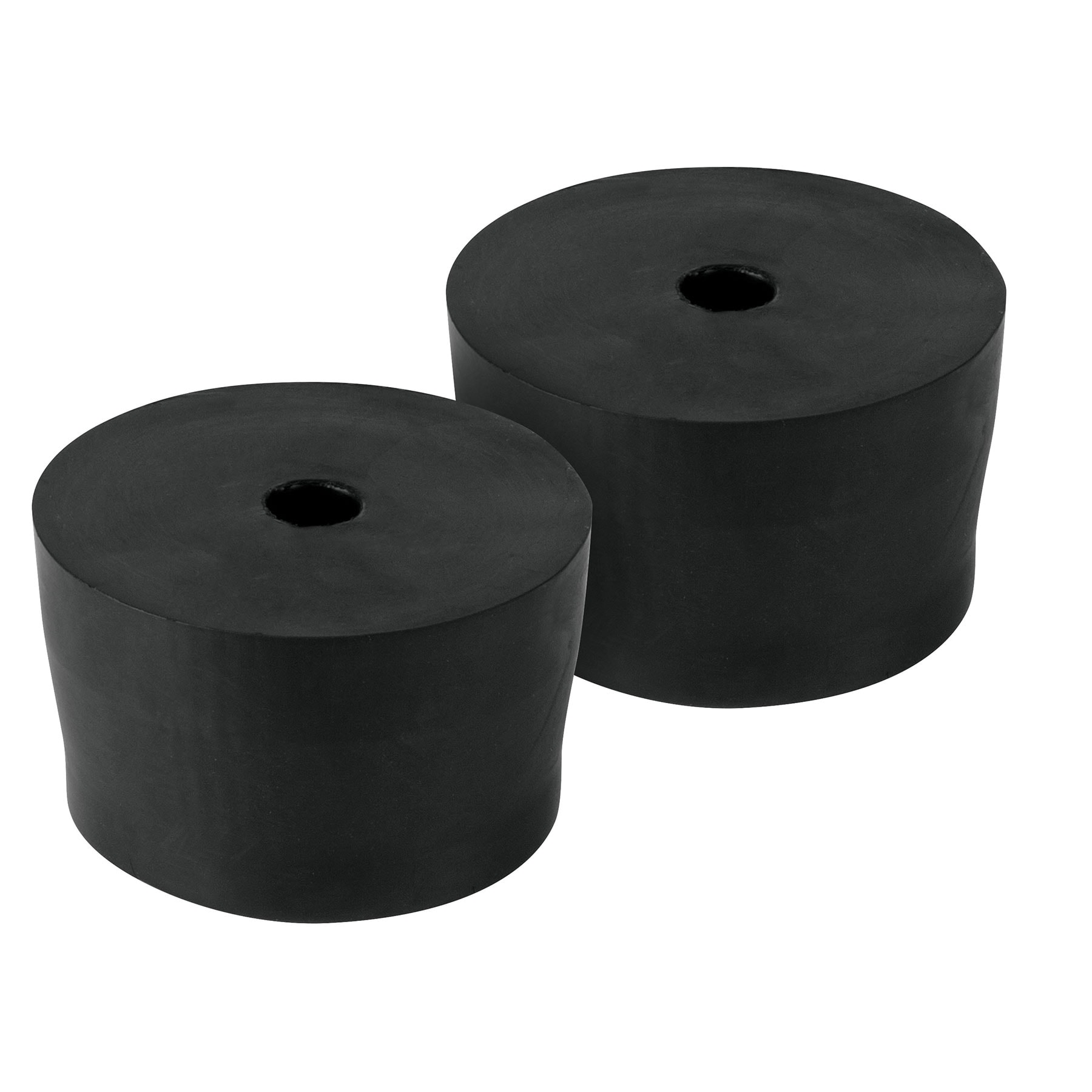 2 Patas De Goma Para Compresor Truper
