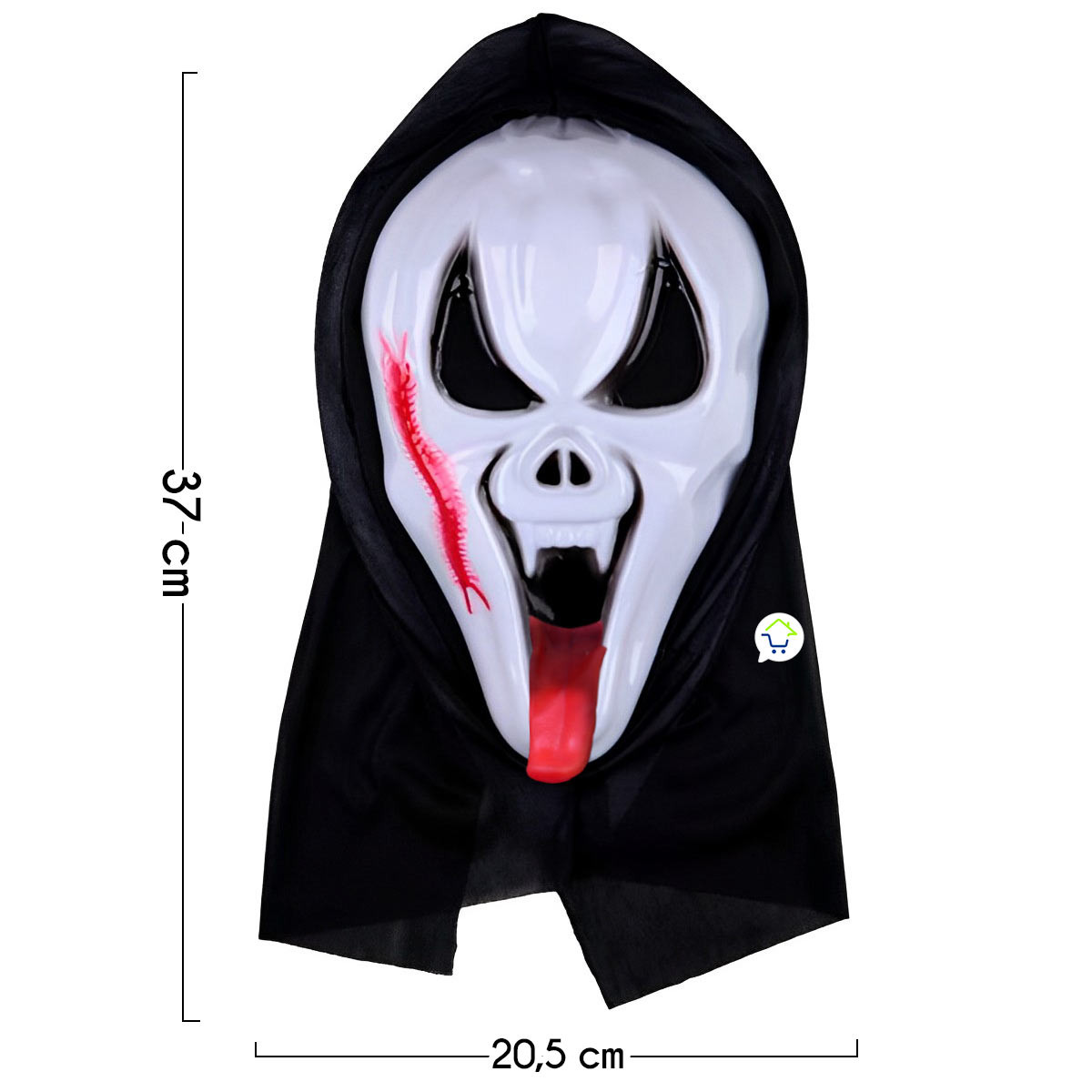 Miniatura 4 de Mascara Sangre Esqueleto Halloween 492