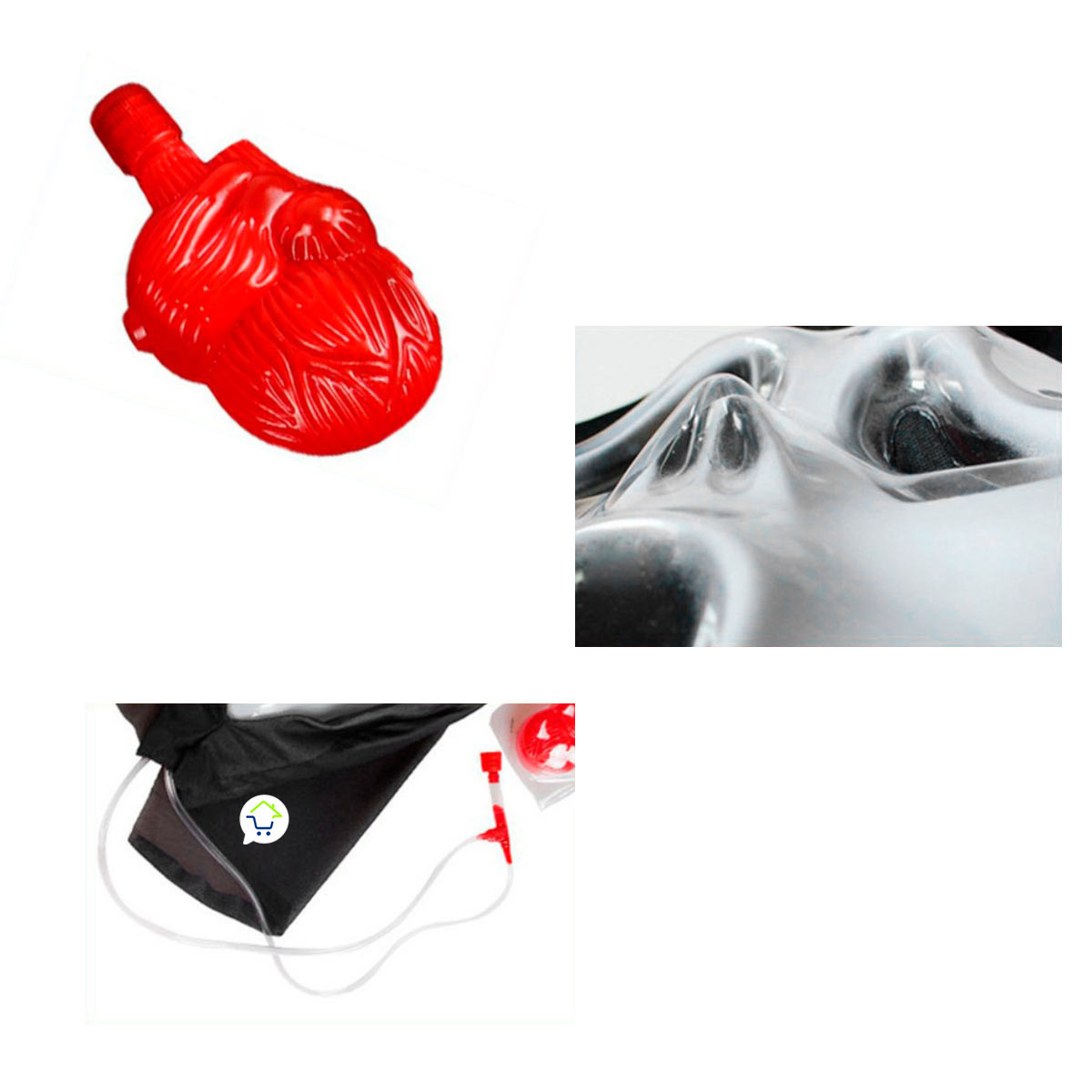 Miniatura 2 de Mascara Sangre Esqueleto Halloween 492