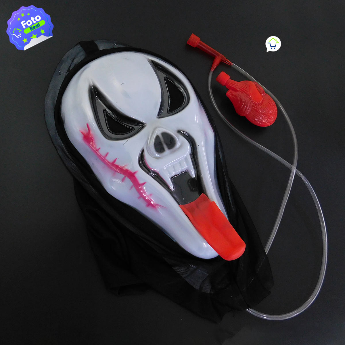 Mascara Sangre Esqueleto Halloween 492