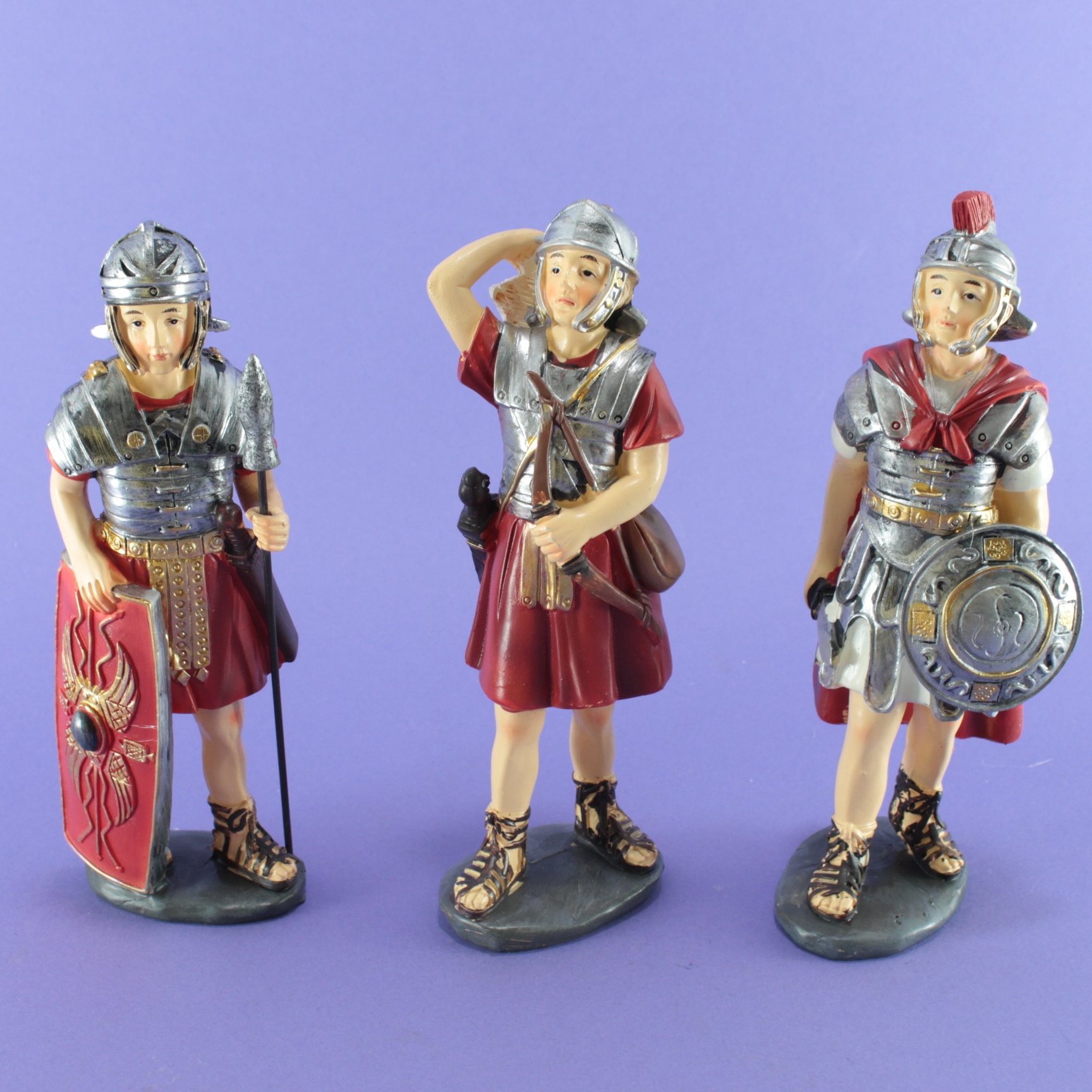 Soldados romanos 6" x 3 piezas