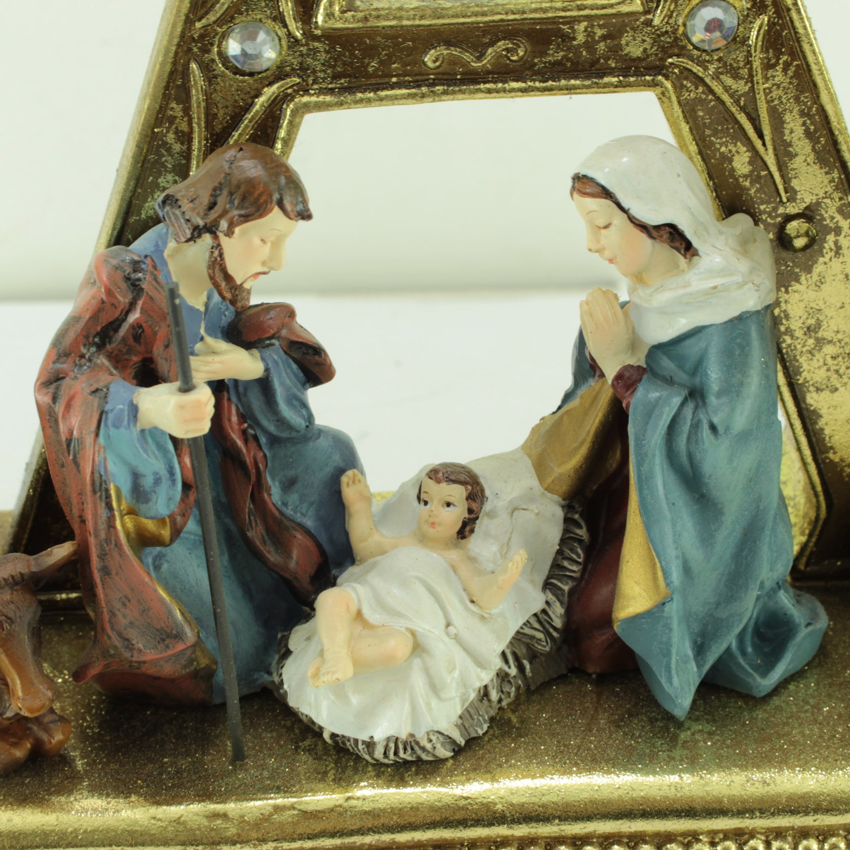 Pesebre gold con base