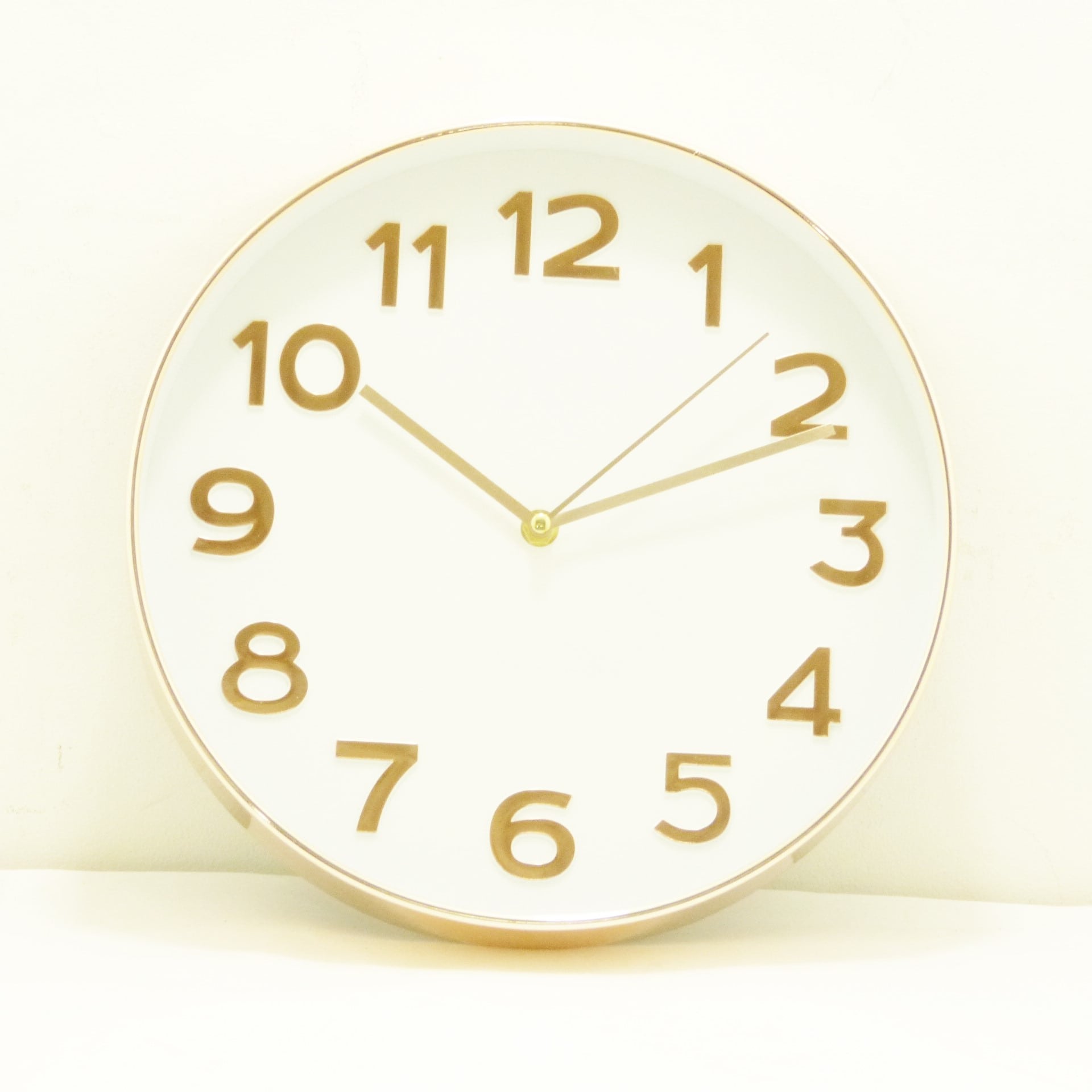 Miniatura 3 de Reloj de pared redondo oro rosa