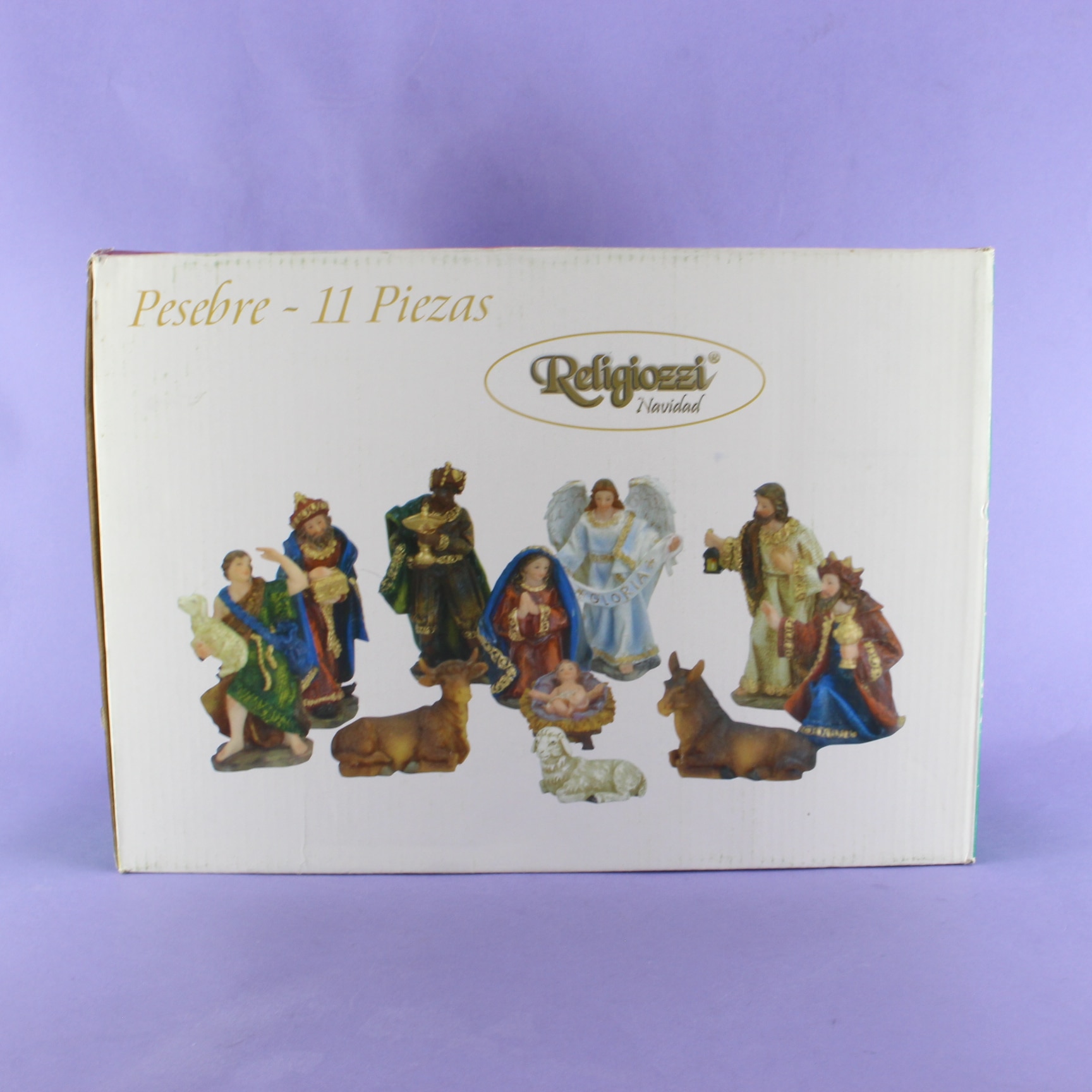 Pesebre de 11 piezas tamaño 4.5 cm