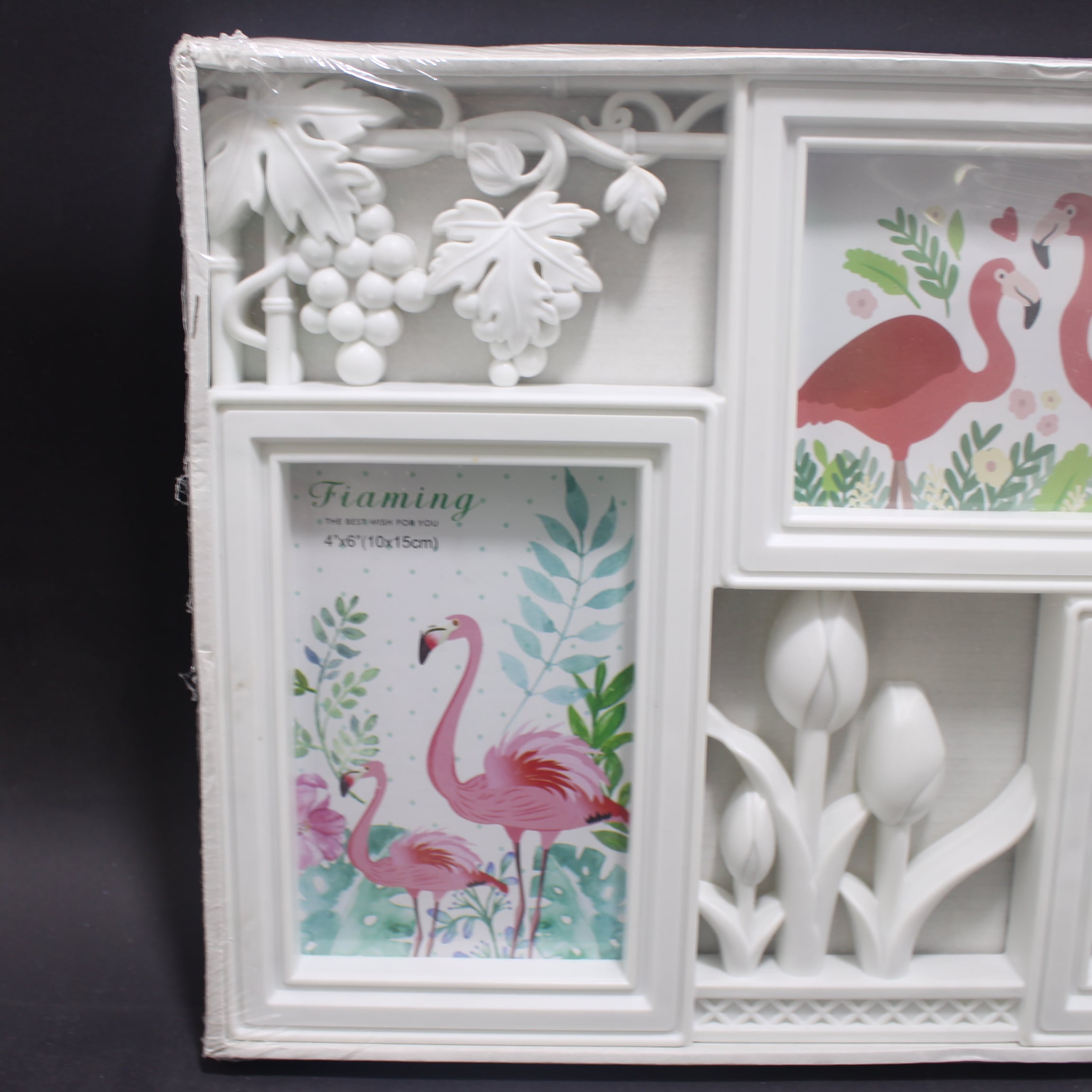 Miniatura 3 de PORTARETRATO FAMILIAR X 3 DISEÑO FLORES