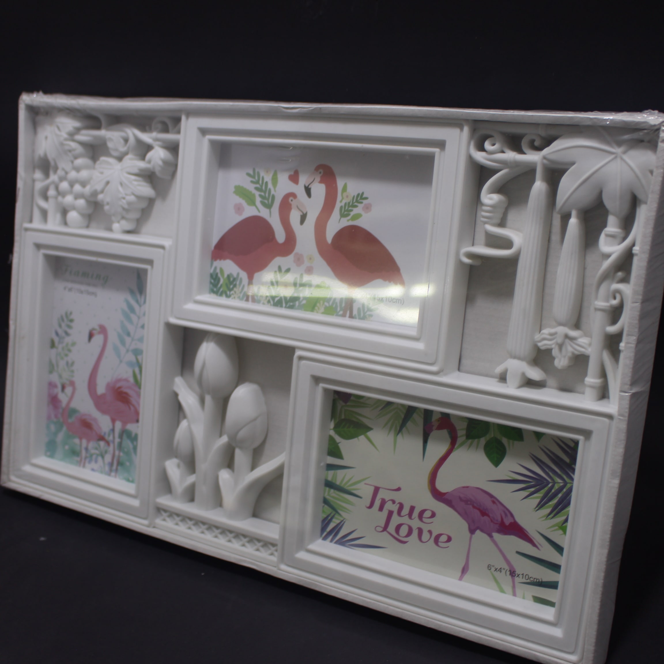 Miniatura 4 de PORTARETRATO FAMILIAR X 3 DISEÑO FLORES